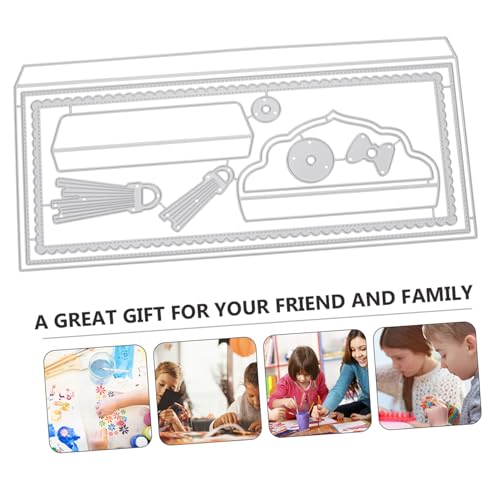 GALPADA DIY Envelope Die Cut Set aus Hochwertigem Kohlenstoffstahl Präzises Stanz Prägewerkzeug für Scrapbooking Grußkarten Briefumschläge Vielseitig für Papier Karton Aluminiumfolie von GALPADA