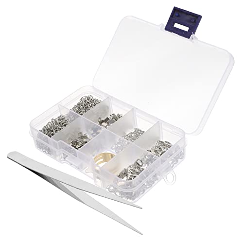 GALPADA DIY Hummerverschlüsse Box mit Kordelcrimp Enden und Sprungringen für Schmuckherstellung für Armbänder und Personalisierte Designs GALPADA DIY Hummerverschlüsse Box mit Kordelcrimp Enden und Sprungringen für Schmuckherstellung für Armbänder und Personalisierte Designs von GALPADA