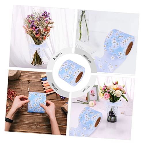GALPADA DIY Mullband Himmelblau Handgefertigtes Schmetterlings Mullband für Kopfschmuck Kleidung und Langlebig und Elegant von GALPADA