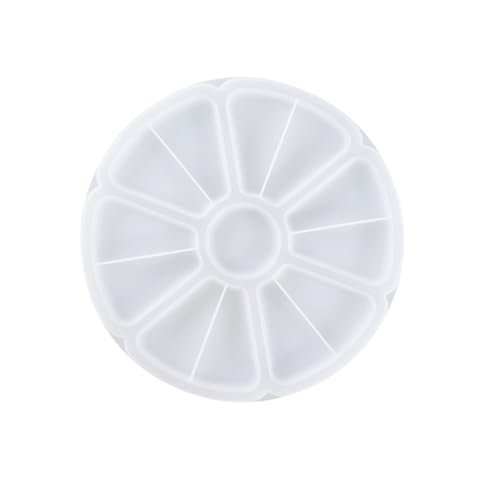 GALPADA DIY Silikonform Runde Aufbewahrungsbox für Kreative Tabletts Langlebige Stylische Resin Gießform Vielseitig für Dekoration und Aufbewahrung Geeignet von GALPADA