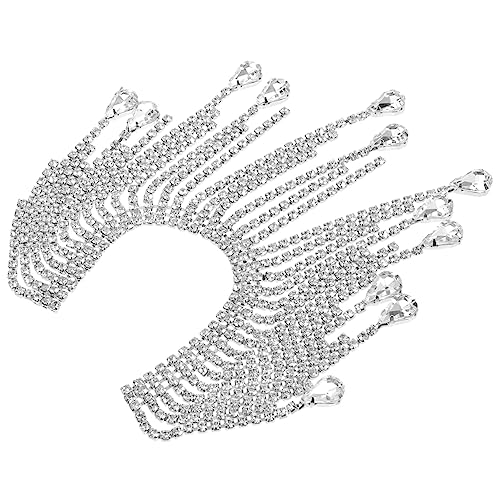 GALPADA DIY Strasskette Fransenverkleidung Glitzerndem Handgemachte Dekoration für Kleidung Taschen und Accessoires für Bastelprojekte und GALPADA DIY Strasskette Fransenverkleidung Glitzerndem Handgemachte Dekoration für Kleidung Taschen und Accessoires für Bastelprojekte und von GALPADA