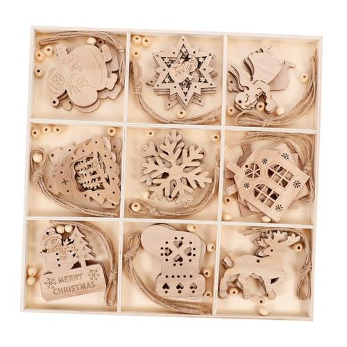 GALPADA DIY Weihnachtsbaumschmuck aus Holz Teiliges zum Bemalen und Basteln Robuste Holzanhänger in Felder Design Sichere Langlebige Christbaumschmuck Deko für Erwachsene GALPADA DIY Weihnachtsbaumschmuck aus Holz Teiliges zum Bemalen und Basteln Robuste Holzanhänger in Felder Design Sichere Langlebige Christbaumschmuck Deko für Erwachsene von GALPADA