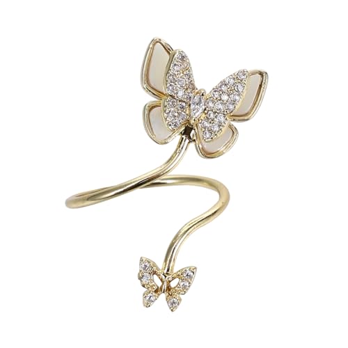 GALPADA Damen Nagelkunst Ring mit Kreative Nail Art Dekoration für Hochzeiten Partys und Feste Einfacher Gebrauch Perfektes Accessoire für Anlässe von GALPADA