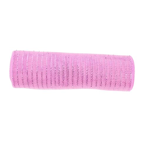 GALPADA Dekoratives Netzband PP Flexibles Wasserdichtes und Haltbares DIY Band für Kränze und Bastelarbeiten Yards Rolle Rosa von GALPADA