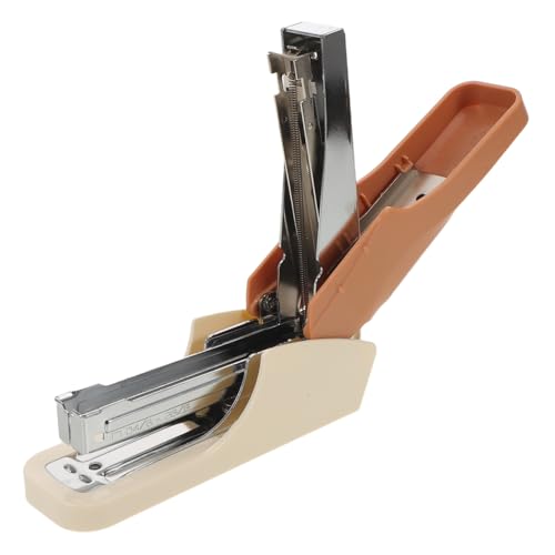 GALPADA Desktop Finger Binding Stapler Portable Heavy Duty Handheld Paper Book Binder für Schule Büro Reise Klein Langlebig Komfortabel Einfach zu Bedienen von GALPADA