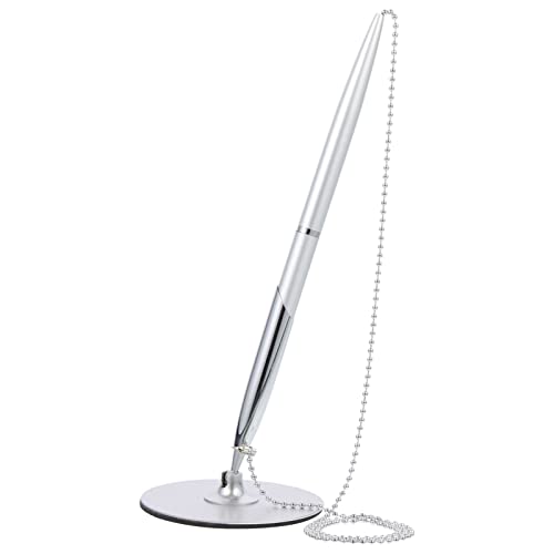 GALPADA Desktop Kugelschreiber mit Ketten Design Eleganter Business Schreibstift für Büro und Hotel Schnelltrocknende Komfortable Metallhülle für Unterschriften und Notizen von GALPADA