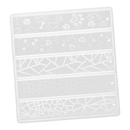 GALPADA Diy Silikon Lesezeichenform für Epoxidharz Katzenpfoten Design Wiederverwendbar Einfache Handhabung für Lesezeichen für Bastelprojekte und von GALPADA