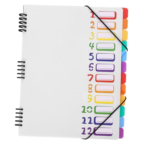 GALPADA Dokumentenmappe mit Fächern Mehrlagiger Ordner aus Robustem PP Material Leichter Dokumenten Organizer mit Registerlaschen für Büro Schule und Reise GALPADA Dokumentenmappe mit Fächern Mehrlagiger Ordner aus Robustem PP Material Leichter Dokumenten Organizer mit Registerlaschen für Büro Schule und Reise von GALPADA