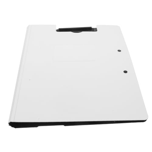 GALPADA Doppelclip Klemmbrett Dokumentenmappe aus Wasserfestem Kunststoff Faltbar und Tragbar Schreibmappe Organizer für Büro Schule Zuhause Robuste Dokumentenablage mit Doppeltem von GALPADA