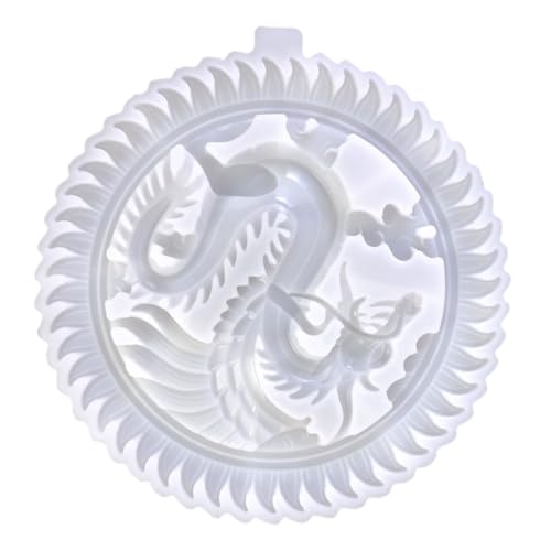 GALPADA Dragon Silikonform für Epoxidharz DIY Drachenplatte Gießform Flexibel und Langlebig für Kreative Bastelprojekte und von GALPADA