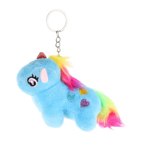 GALPADA Einhorn Schlüsselanhänger Plush Niedlicher Schlüsselring im Einhorn Design als Party oder Accessoire für Taschen und Geldbörsen aus Weichem Plüschmaterial Gefertigt Perfektes für von GALPADA