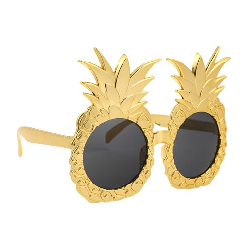 GALPADA Einzigartige Partybrille Im Ananas-design Hawaii-partybrille Neuheit Party-e-tropen-sonnenbrille Zubehör Event-brille von GALPADA