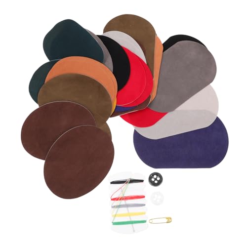 GALPADA Eisenbügel Flicken für Kleidung DIY Ellbogen Knie Patch Applikation Einfaches Design Selbstklebend zum Verzieren und Reparieren von Jeans Pullovern Jacken GALPADA Eisenbügel Flicken für Kleidung DIY Ellbogen Knie Patch Applikation Einfaches Design Selbstklebend zum Verzieren und Reparieren von Jeans Pullovern Jacken von GALPADA