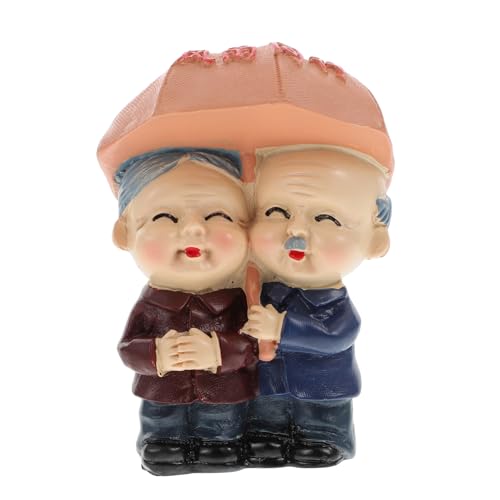 GALPADA Elderly Couple Cake Topper Resin Figurine Flexible Cake Decoration Ornament für Geburtstag Hochzeit Goldene Hochzeit Party Supplies GALPADA Elderly Couple Cake Topper Resin Figurine Flexible Cake Decoration Ornament für Geburtstag Hochzeit Goldene Hochzeit Party Supplies von GALPADA