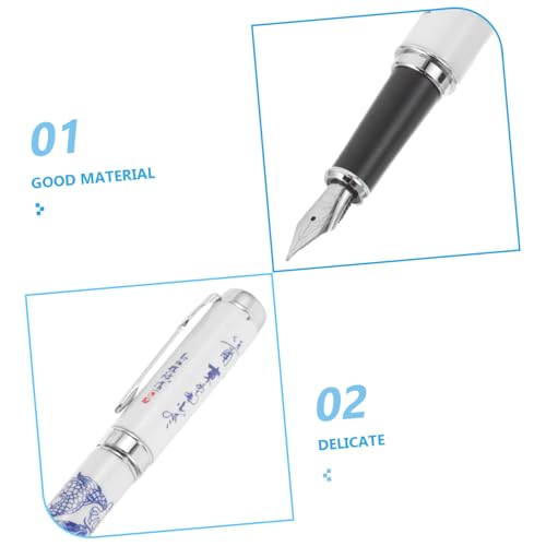 GALPADA Eleganter Keramischer Füllfederhalter mit Langlebiger Metallfeder Leicht Präzise und Ergonomisch für Büro Reisen und Künstlerisches Schreiben Geeignet GALPADA Eleganter Keramischer Füllfederhalter mit Langlebiger Metallfeder Leicht Präzise und Ergonomisch für Büro Reisen und Künstlerisches Schreiben Geeignet von GALPADA