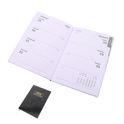 GALPADA Englisch Planer PU Cover Kompakter Monats und Wochenkalender Kleines Reise Organizer Notizbuch für Tasche und Aktentasche Monats Terminplaner mit Hochwertigem GALPADA Englisch Planer PU Cover Kompakter Monats und Wochenkalender Kleines Reise Organizer Notizbuch für Tasche und Aktentasche Monats Terminplaner mit Hochwertigem von GALPADA