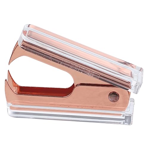 GALPADA Ergonomischer Heftklammerentferner aus Büro Tool mit Marmor Design Roségold für Zuhause Schule und Büro Einfach Schnell und Langlebig von GALPADA