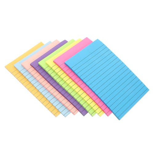 GALPADA Farben Selbstklebende Notizblöcke Haftnotizen für Büro und Zuhause für Wichtige Notizen Planungen und Erinnerungen Praktischer Verpackung von GALPADA