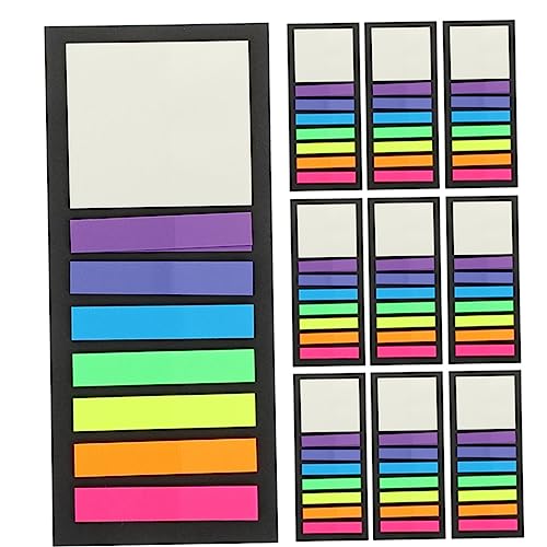 GALPADA Farbige Transparente Tabs für Bücher Seitenmarkierungen Haftnotizen und Notizen für Schule und Büro Wasserfest und Beschreibbar GALPADA Farbige Transparente Tabs für Bücher Seitenmarkierungen Haftnotizen und Notizen für Schule und Büro Wasserfest und Beschreibbar von GALPADA