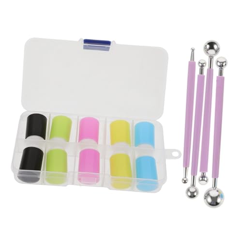 GALPADA Finger Schwamm Dauber Set Weiche Schwämme Ungiftig für Malwerkzeuge Fingerfarben DIY Malschwamm Malset Praktische Fingerspitzen Schutz zum Einfachen Kreativen Malen GALPADA Finger Schwamm Dauber Set Weiche Schwämme Ungiftig für Malwerkzeuge Fingerfarben DIY Malschwamm Malset Praktische Fingerspitzen Schutz zum Einfachen Kreativen Malen von GALPADA