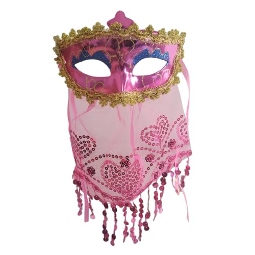 GALPADA Frauenmaske Maske Für Halloween Halloween-maske Masken Kostüm Maske Gesichtsschleier Geschenke Für Damen Abschlussball Maske Geheimnisvolle Maske Schleier Maske Venedig Bilden von GALPADA