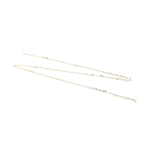 GALPADA Fünfzack Stern DIY Kette für Handwerk Lange Dekorative Kette Vielseitig Einsetzbar für Hochzeiten Kleidung und Bastelprojekte von GALPADA