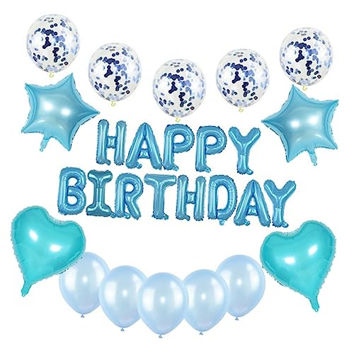 GALPADA Geburtstagsluftballons Set Mit Buchstaben Und Sternen Dekoration Für Geburtstagsfeiern Kreative Party Supplies Für Kindergeburtstag Und Feierlichkeiten GALPADA Geburtstagsluftballons Set Mit Buchstaben Und Sternen Dekoration Für Geburtstagsfeiern Kreative Party Supplies Für Kindergeburtstag Und Feierlichkeiten von GALPADA