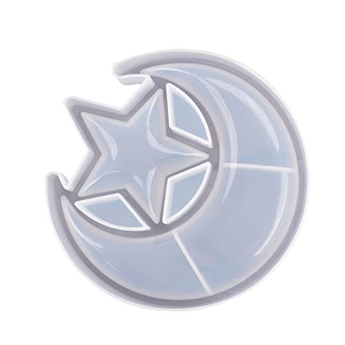 GALPADA Gießform für DIY Mond und Stern Design Flexible Aufbewahrungslösung für Kreative Bastelprojekte für Epoxidharz Dekorationen und Schmuckherstellung GALPADA Gießform für DIY Mond und Stern Design Flexible Aufbewahrungslösung für Kreative Bastelprojekte für Epoxidharz Dekorationen und Schmuckherstellung von GALPADA