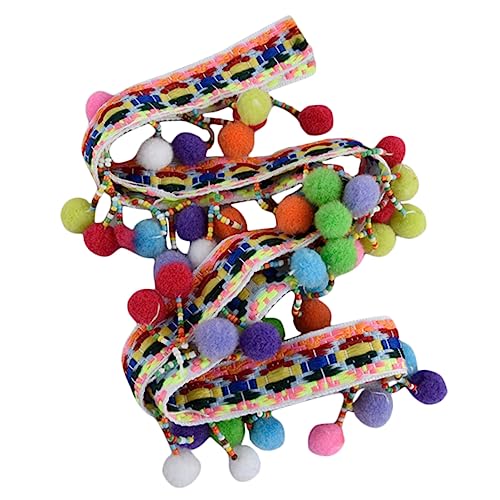 GALPADA Große Bunte Pom Pom Borte Weiche Flauschige Bommelborte für Vorhang und Kleidungsdekoration Strapazierfähiges DIY Nähzubehör Ethnischer Stil GALPADA Große Bunte Pom Pom Borte Weiche Flauschige Bommelborte für Vorhang und Kleidungsdekoration Strapazierfähiges DIY Nähzubehör Ethnischer Stil von GALPADA
