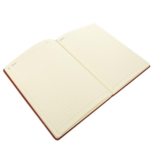 GALPADA Großes Notizbuch aus PU Liniertes Tragbarer Büro Planer für Büroangestellte Lehrer und Langlebig und Praktisch von GALPADA