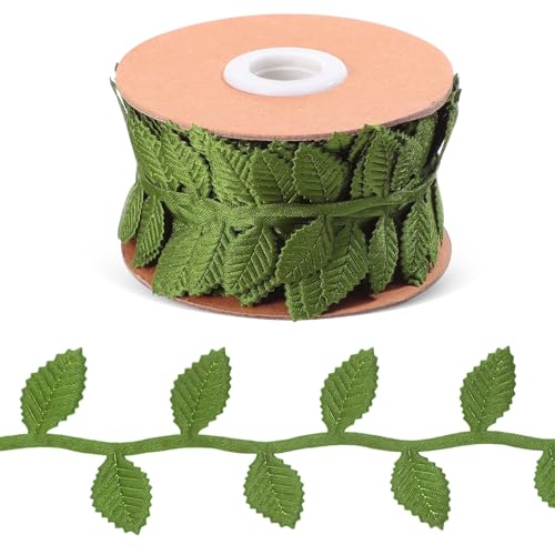 GALPADA Grünes Blattband Polyester Rolle Flexible Dekorationsschnur für Basteln Hochzeiten und Gartendekorationen für Girlanden und Verpackungen GALPADA Grünes Blattband Polyester Rolle Flexible Dekorationsschnur für Basteln Hochzeiten und Gartendekorationen für Girlanden und Verpackungen von GALPADA