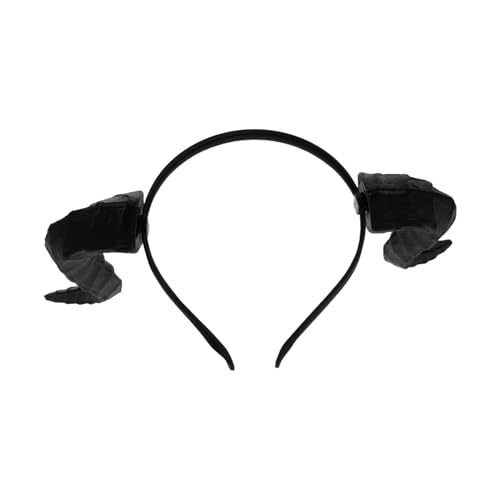 GALPADA Halloween Dragon Horns Headband Gothic Demon Cosplay Hairband für Frauen Männer Robustes Halloween Kostümaccessoire für Mardi Gras Karneval und Maskerade von GALPADA