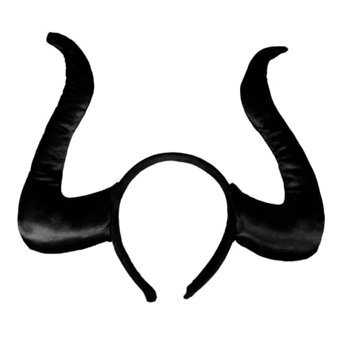 GALPADA Halloween-Teufels-Stirnband blutig Halloween-Horn Haarspange Teufelshörner Erwachsene teufel haarreif halloween kopfschmuck Stirnband aus Horn Kopfschmuck für Halloween Pu Black GALPADA Halloween-Teufels-Stirnband blutig Halloween-Horn Haarspange Teufelshörner Erwachsene teufel haarreif halloween kopfschmuck Stirnband aus Horn Kopfschmuck für Halloween Pu Black von GALPADA