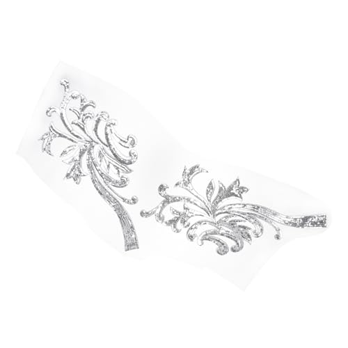 GALPADA Handgefertigte Pailletten Stickerei Blumen Patches Silber Spitzenapplikationen DIY Kleidung Zubehör für Kostüme und Taschen GALPADA Handgefertigte Pailletten Stickerei Blumen Patches Silber Spitzenapplikationen DIY Kleidung Zubehör für Kostüme und Taschen von GALPADA