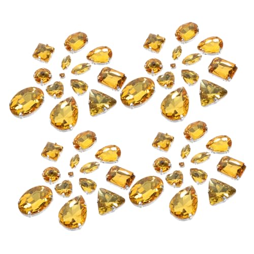 GALPADA Handgenähte Goldgelbe Kristall Strasssteine pro Packung Unregelmäßige Krallenform Robuste DIY Verzierungen für Kleidung und Accessoires GALPADA Handgenähte Goldgelbe Kristall Strasssteine pro Packung Unregelmäßige Krallenform Robuste DIY Verzierungen für Kleidung und Accessoires von GALPADA