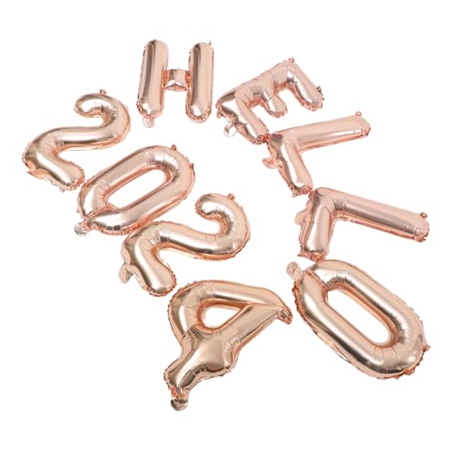 GALPADA Hello Neujahr Ballons Set Folienballons für Festliche Dekoration Langlebig für Partys Jubiläen Abschlüsse und Neujahrsfeiern GALPADA Hello Neujahr Ballons Set Folienballons für Festliche Dekoration Langlebig für Partys Jubiläen Abschlüsse und Neujahrsfeiern von GALPADA