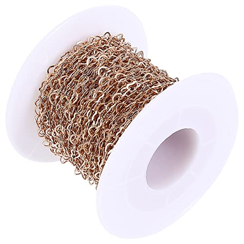 GALPADA Herzförmige Interlock Kette Kupfer für DIY Schmuckherstellung für und Armbänder für Valentinstag und Besondere Anlässe GALPADA Herzförmige Interlock Kette Kupfer für DIY Schmuckherstellung für und Armbänder für Valentinstag und Besondere Anlässe von GALPADA