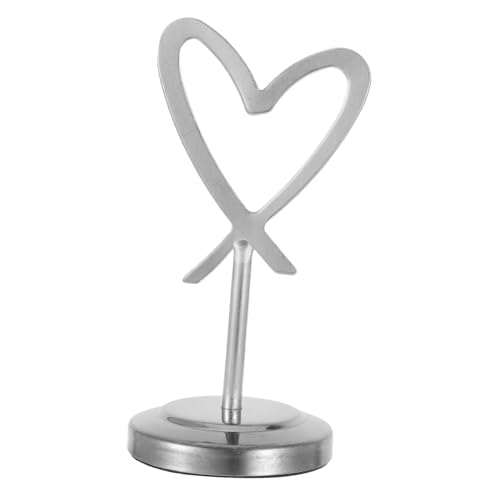 GALPADA Herzförmiger Kartenhalter Starker Memo Clip Ständer Vielseitiger Tischkartenhalter Für Hochzeit Party Büro Restaurant GALPADA Herzförmiger Kartenhalter Starker Memo Clip Ständer Vielseitiger Tischkartenhalter Für Hochzeit Party Büro Restaurant von GALPADA