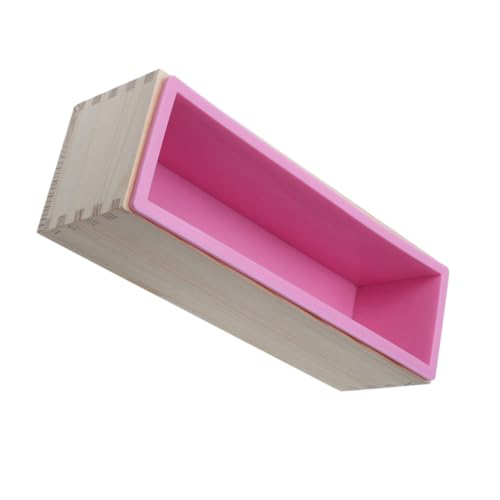 GALPADA Holz seifenform Klein Rosa Langlebig und Geruchlos Praktische DIY Form für Handgemachte Seifen Leicht zu Reinigen für Seifenherstellung und Geschenkideen Rechteckige Form für von GALPADA
