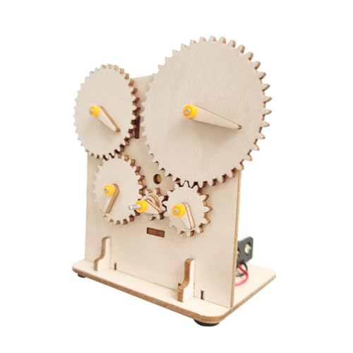 GALPADA Holzbausatz Zahnräder DIY Stem Lernspielzeug für Motorischer Fähigkeiten und Naturwissenschaftliches Interesse für Schule und Familienunterricht von GALPADA