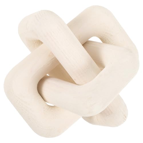 GALPADA Holzkette Dekoration Knoten Holzornament für Wohnzimmer Desktop Rustikal Langlebig Handgefertigt Natürliche Holzdekoration für Innenbereich und Partygestaltung GALPADA Holzkette Dekoration Knoten Holzornament für Wohnzimmer Desktop Rustikal Langlebig Handgefertigt Natürliche Holzdekoration für Innenbereich und Partygestaltung von GALPADA