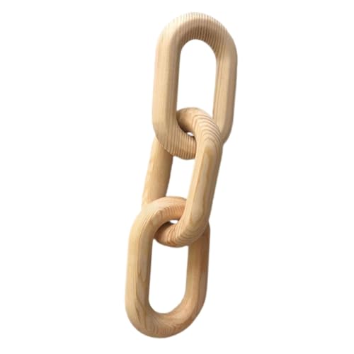 GALPADA Holzkette mit Gliedern Ästhetische Tischdekoration für Wohnzimmer Rustikale Boho Dekoration für Feste und Zuhause von GALPADA