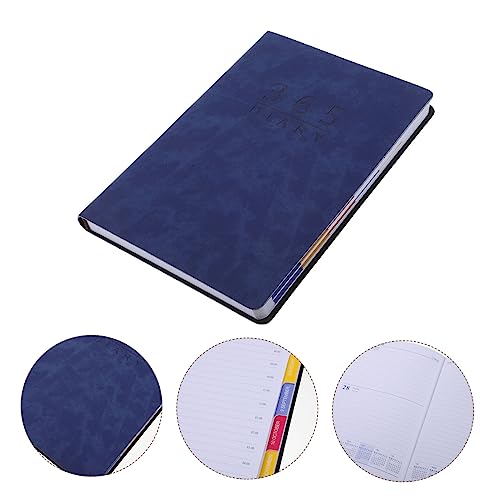 GALPADA Jahresplaner Notizbuch Blau Tage Weicher Einband Tragbarer Tagesplaner Kalender Notizblock mit Glattem Papier und Praktischem Design für Alltag und Reisen GALPADA Jahresplaner Notizbuch Blau Tage Weicher Einband Tragbarer Tagesplaner Kalender Notizblock mit Glattem Papier und Praktischem Design für Alltag und Reisen von GALPADA