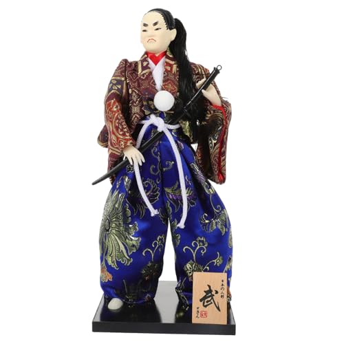GALPADA Japanische Samurai Puppenfigur Traditionelles Handwerk für Tischdekoration Einzigartiges Japanisches Deko Element für Wohnräume und Hotels GALPADA Japanische Samurai Puppenfigur Traditionelles Handwerk für Tischdekoration Einzigartiges Japanisches Deko Element für Wohnräume und Hotels von GALPADA