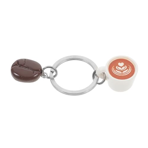 GALPADA Kaffeebohnen Schlüsselbund Dekorativer Anhänger Für Handtasche Und Rucksack Herzform Für Kaffeeliebhaber Schlüsselanhänger Mit Stilvollem GALPADA Kaffeebohnen Schlüsselbund Dekorativer Anhänger Für Handtasche Und Rucksack Herzform Für Kaffeeliebhaber Schlüsselanhänger Mit Stilvollem von GALPADA