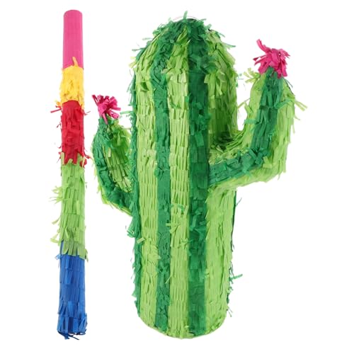 GALPADA Kaktus-piñata Hawaii Party Pinata- Traditionelle Mexikanische Piñata Festival-pinata- Hawaii-partybevorzugung Fiesta-geburtstagszubehör Piñata Für Fiesta Green Papier von GALPADA