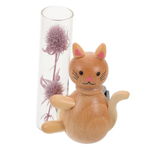 GALPADA Katzen Magnet Mit Aromatherapie- Dekorative Katzenfigur Für Kühlschrank Auto Und Büro Robuster -vase Für Duftöle Für Katzenliebhaber von GALPADA