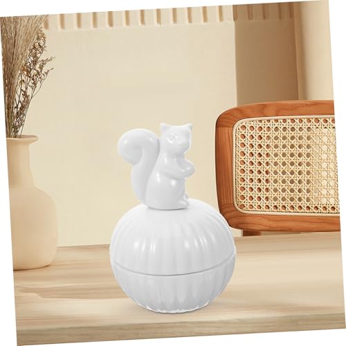 GALPADA Keramik Schmuckschatulle mit Eichhörnchen Figur Aufbewahrungsbox für Ringe Ohrringe und Schmuck Kleine Schmuckbox mit Deckel Eleganter Schmuck Organizer für Geschenk und Alltag GALPADA Keramik Schmuckschatulle mit Eichhörnchen Figur Aufbewahrungsbox für Ringe Ohrringe und Schmuck Kleine Schmuckbox mit Deckel Eleganter Schmuck Organizer für Geschenk und Alltag von GALPADA