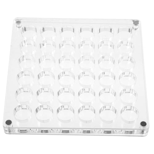 GALPADA Klares Muschel Display Box mit Runden Fächern Durchsichtiges Sammel und Aufbewahrungsgehäuse für Schmuck Edelsteine Miniaturen und Bastelbedarf Kratzfest und Kompakt für Sammler GALPADA Klares Muschel Display Box mit Runden Fächern Durchsichtiges Sammel und Aufbewahrungsgehäuse für Schmuck Edelsteine Miniaturen und Bastelbedarf Kratzfest und Kompakt für Sammler von GALPADA