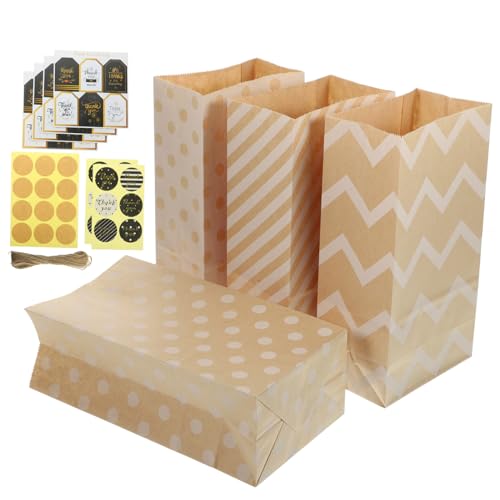 GALPADA Kleine Kraftpapier Geschenktüten Teilig mit Aufklebern und Anhängern Wiederverwendbare Papiertüten für Süßigkeiten Party Backen und Geschenkverpackung Vintage Stil für GALPADA Kleine Kraftpapier Geschenktüten Teilig mit Aufklebern und Anhängern Wiederverwendbare Papiertüten für Süßigkeiten Party Backen und Geschenkverpackung Vintage Stil für von GALPADA